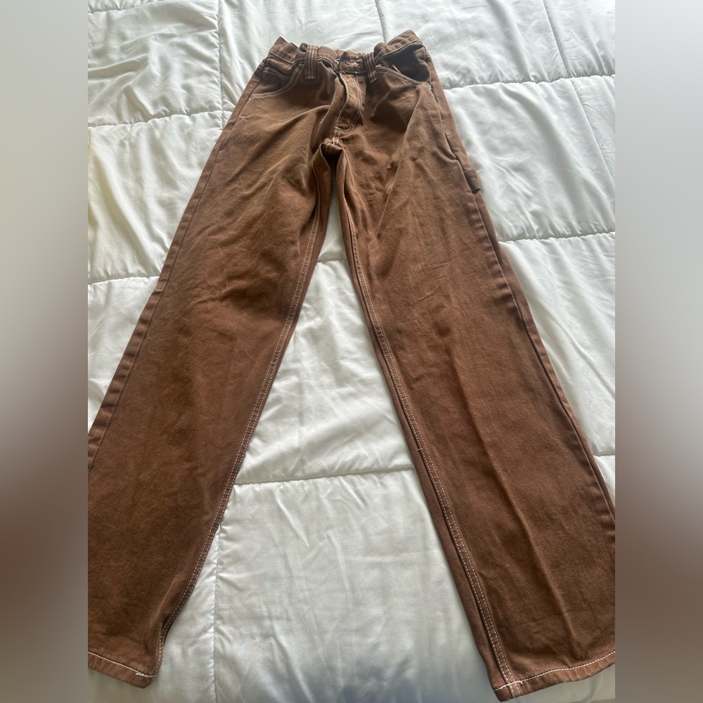 Brown carpenter jeans from PacSun